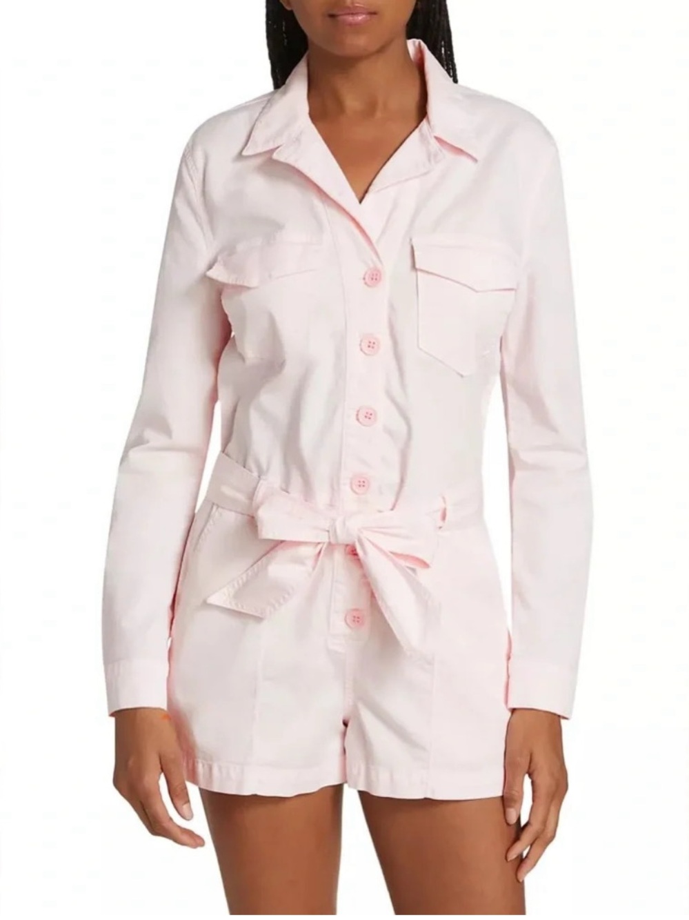 Veronica Beard Winifred Romper Chbls